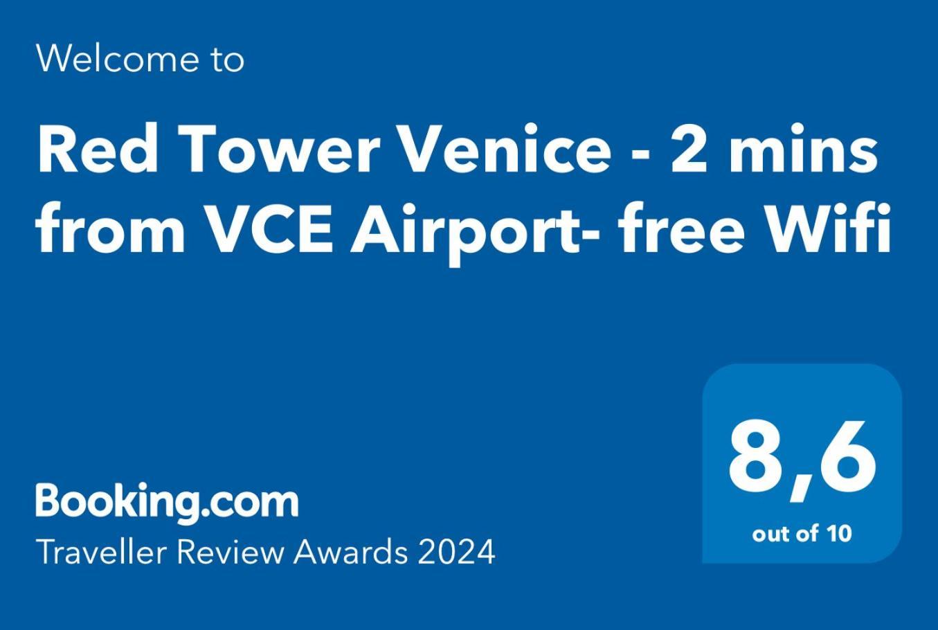 Red Tower Venice Apartment - 2 Mins From Vce Airport- Free Wifi Tessera Exterior foto